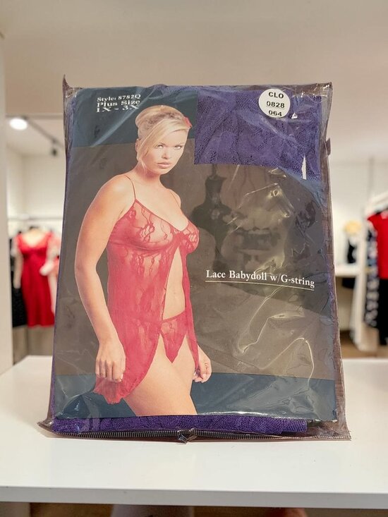Other - 💜 Lace Babydoll & G-String Set – Plus Size 1X–3X (NWT)